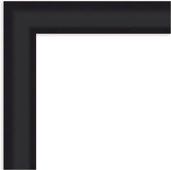 Amanti Art Black Framed Magnetic Board 21x25 Small Vision Board for use with Magnets, 100% Metal Sheet to Display Items as Office Decor or for Home Organization in mudroom, Kitchen or Kids Room