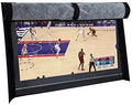 BroilPro Accessories Outdoor 50" TV Set Cover,Scratch Resistant Liner Protect LED Screen Best-Compatible with Standard Mounts and Stands (Black)