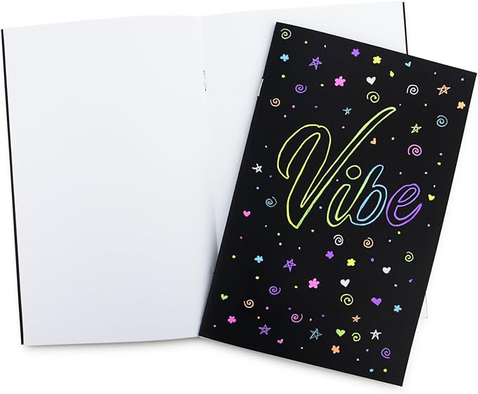 Hygloss Blank Books - Bulk 50 Pack – 4.25" x 5.5" A6 Black Paperback Blank Books for Kids to Write Stories, Doodle, Arts & Crafts – Plain Drawing Sketchbook, Unlined Journal, Notebook Without Lines
