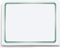 PaperDirect Foil Elegance Specialty Certificates, 50 Sheets of 38lb White Paper, 8½" x 11", Double Green Foil Border, Perfect for Awards, Students, Employees, Volunteers, Course Completion, Diplomas