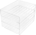SUPVOX Desk Organizer Tray Stackable Letter File Holder Desktop Storage for Office Home School Simple Stylish Workspace Organizer for Paper