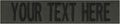 Custom Uniform Name Tapes Solid Colors. Olive Drab Webbing, 4 Inch Sew on