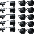 ZCZQC 15PCS Round Cable Release Sleeve Gaskets Round Stress Relief Sleeves Fixed Protection Wire Clips 6N-4