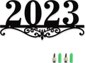 Personalized Horizontal House Numbers for Outside,Personalized Metal Address Sign for Outside, Horizontal Large Address Plaque, Modern House Numbers, Address Numbers,Address Signs for House