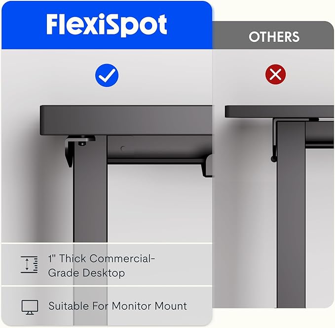FLEXISPOT Pro Corner Desk Dual Motor L Shaped Computer Electric Standing Desk Sit Stand Up Desk Height Adjustable Desk Home Office Table with Splice Board, 63x40 Black(2 Pakages)
