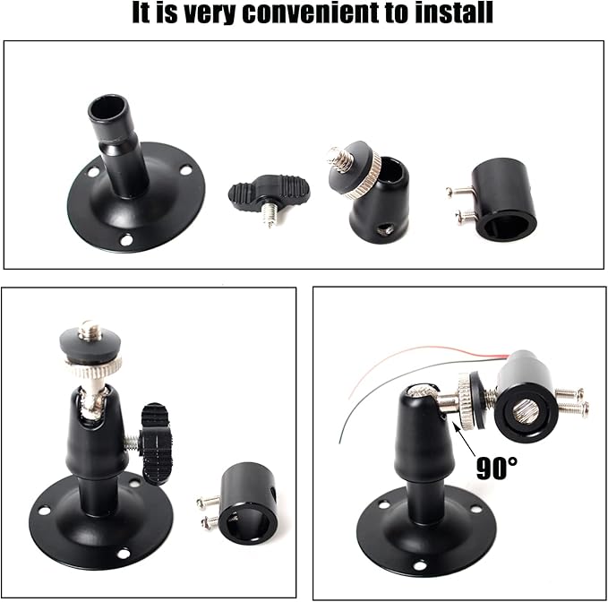 Laser Module Fixing Bracket with Cooling Function - 360-Degree Adjustable Positioning - 12mm (1 Pack)