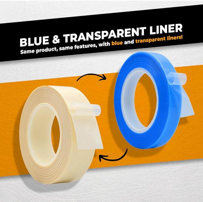 WOD SPT7A UHMW Polyethylene Transparent Film Slick Tape, 3 inch x 36 yd. Aggressive Adhesive - Ideal For Squeak Reduction, Drawers, and Bearings