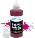 MaxMark Premium Refill Ink with Control Tip Bottle for Self-Inking Stamps, Magenta Purple Color - 1 oz.