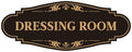 Dressing Room Sign for Door，Self-Adhesive Waterproof Vinyl Vintage Changing Room Signage Sticker, Fitting Room Decor for Home, Business, Shop, Theaters, Clothing Stores, Gyms, Hotels