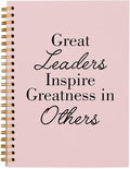 OXW Blush Notebooks for Work, Employee Appreciation Gifts, Leadership Gifts Notebook Journal for Writing Meeting Office, Thank You Gifts for Women Men Leader Mentor Boss Manager, 5.5"x8.3"