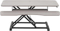 VIVO 42 inch Desk Converter, K Series, Height Adjustable Sit to Stand Riser, Dual Monitor and Laptop Workstation with Wide Keyboard Tray, Gray Top, Black Frame, DESK-V042KG