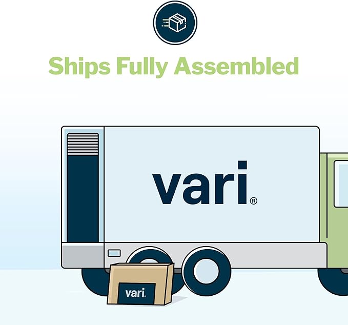 Vari VariDesk Pro Plus 36 - Adjustable Desk Converter with 11 Height Settings - Laptop Sit Stand Desk Riser for Home Office, Table Tops, Workspace - Fully Assembled with Spring Loaded Lift - Black