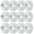 JACMD 12 Rolls Clear Tape, Transparent Tape Refills, Gift Wrap Tape 3/4 * 1000 inch for Gift Wrapping for Office, Home, School