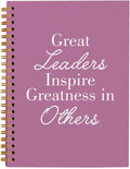 OXW Purple Notebooks for Work, Employee Appreciation Gifts, Leadership Gifts Notebook Journal for Writing Meeting Office, Thank You Gifts for Women Men Leader Mentor Boss Manager, 5.5"x8.3"