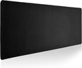 Reniteco Large Gaming Mouse Pad with Durable Stitched Edges, Non-Slip Rubber Base, Big Computer Keyboard Mouse Mat Desk Pad for Home Office Gaming Work, 27.6''x11.8''x0.12'', Black
