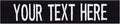 Custom Uniform Name Tapes Solid Colors. Made in The U.S.A. Ships Under 24 Hours. Black Webbing, 5 Inch Hook Fastener (Uniform Ready Fastener)