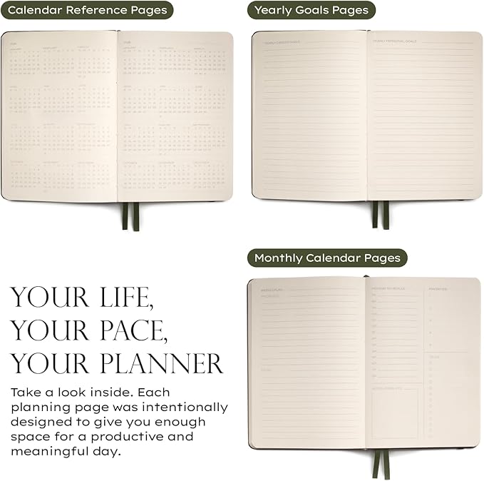 Anecdote 2026-2027 Planner: A Monthly, Weekly & Daily Planner with Calendar | 8.5" x 5.2" | Hardcover To-Do List Organizer, Planning Your Success, Start Anytime, Achieve Productivity Goals (Royal Blue)