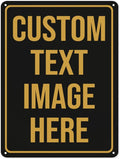 Custom Metal Signs - Personalized Signs for Office, Home, Bar - Indoor/Outdoor Use - 17"x12"