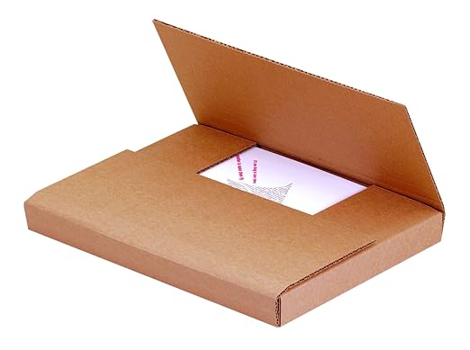Tape Logic TLM962BFK Easy-Fold Mailers, 9 1/2" x 6 1/2" x 2", Kraft (Pack of 50)
