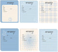 6 Pieces Telephone Message Sticky Notes Pads 4 x 5 Inch Self Adhesive Book Call Back Notepad for Work Call, Office Supplies 50 Sheets/Pack 6 Design (Blue)