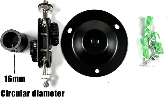 Laser Positioning Bracket Laser Module Fixing Bracket 360-degree Adjustable Positioning Bracket 16mm (16mm-1packs)