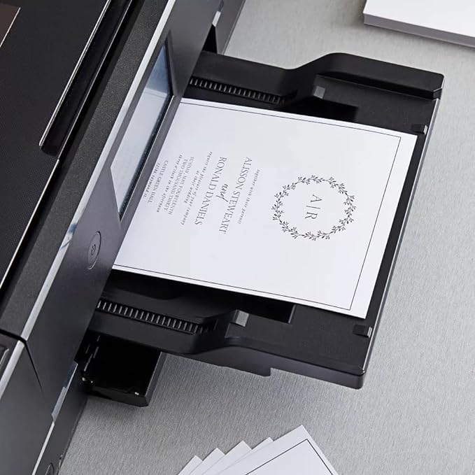 Reskid White Cardstock Thick Paper - Blank Heavy Weight 110 lb Cover Card Stock - 100 Pack (8.5x14, Inches)