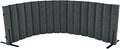 Versare VersiPanel Acoustical Partition Wall - Sound Panel Classroom Office Room Divider, Flexible Arrangement, Easy Roll-up Storage (Grey, 8' Wide x 30" Tall)