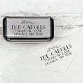 Self Inking Modern Address Stamps | Custom Return Address Stamper (Bold Branch, Xtra Large)
