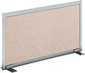 OBEX Acoustical Free Standing Privacy Screen, Cubicle Accessories Desk Privacy Panel, Desk Dividers for Office, Office Furniture Partitions Portable Sound Proof Dividers, 24" x 48", Overcast