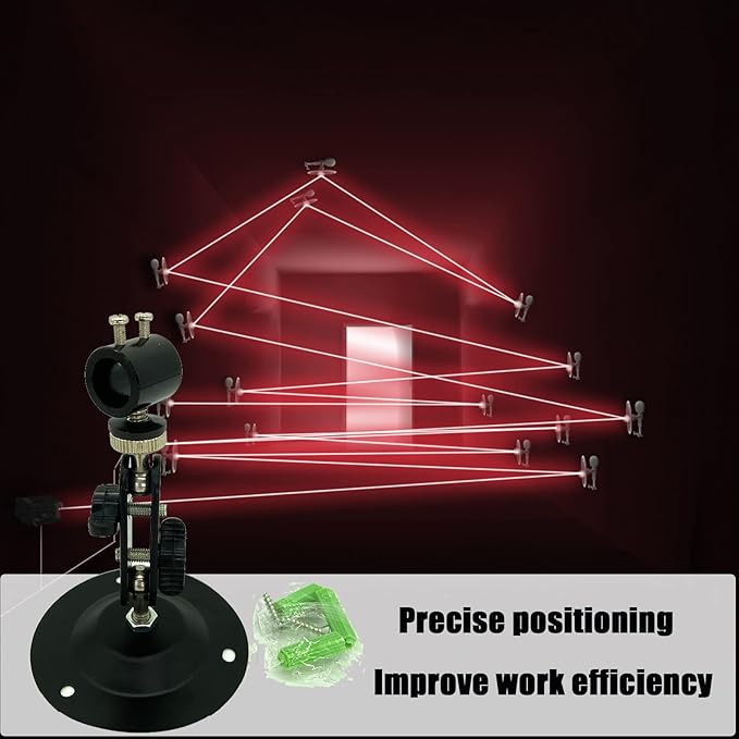 Laser Positioning Bracket Laser Module Fixing Bracket 360-degree Adjustable Positioning Bracket 12mm (12mm-10pack)