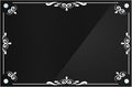 Acrylic Dry Erase Board for Wall with Stylish Border - Shipped Next Day, Made in USA, Non-Magnetic Whiteboard, Wall Mounted Board, Easy to Clean (Black - 18x24)