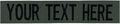 Custom Uniform Name Tapes Solid Colors. Olive Drab Ripstop, 5 Inch Hook Fastener (Uniform Ready Fastener)