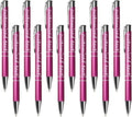 Yucold Customized ballpoint pens in bulk, personalized ballpoint pens with free engraving, for use in companies, enterprises, graduation anniversaries (Rose pink,39)