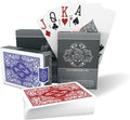 Bullets Playing Cards | Waterproof Plastic Playing Cards – 2 Decks Poker Size with Jumbo Index, Smooth Front & Easy-Grip Back – Ideal for Texas Hold’em, Casino & Camping