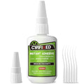 Medium Super Glue Kit, 56.8 Gram (2oz) CA Glue with Anti-Clog Cap & Microtips for Woodworking, 3D Printing, Aquarium, Crafts, Plastic – Instant Cyanoacrylate Adhesive Repair Shoe, Ceramic, Glass