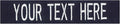 Custom Uniform Name Tapes Solid Colors. Made in The U.S.A. Ships Under 24 Hours. Blue Webbing, 5 Inch Hook Fastener (Uniform Ready Fastener)