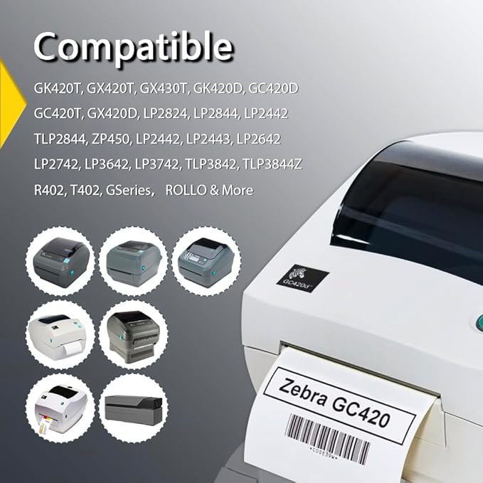 BETCKEY - 2" x 2" Square Labels Compatible with Zebra & Rollo Label Printer,Premium Adhesive & Perforated[Light Blue, 6 Rolls, 4500 Labels]