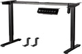 BIZUM Electric Standing Desk Frame, Height Adjustable Sit Stand Desk Base with Memory Preset Button, USB Port for Home Office, Black Frame Only