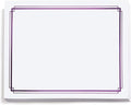 PaperDirect Foil Elegance Specialty Certificates, 50 Sheets of 38lb White Paper, 8½" x 11", Double Purple Foil Border, Perfect for Awards, Students, Employees, Volunteers, Course Completion, Diplomas