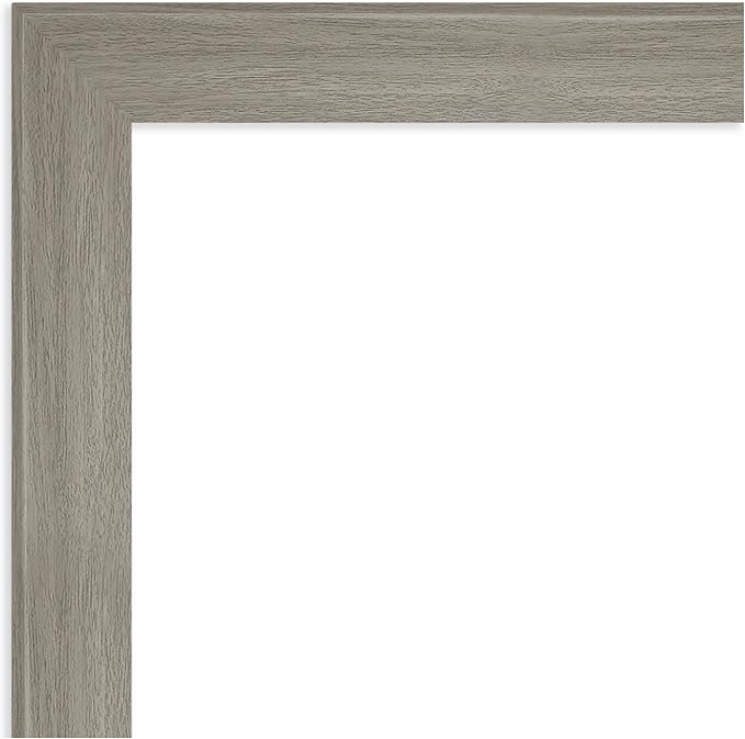 Amanti Art Grey Framed Magnetic Board 44x52 Oversize Vision Board for use with Magnets, 100% Metal Sheet to Display Items as Office Decor or for Home Organization in mudroom, Kitchen or Kids Room