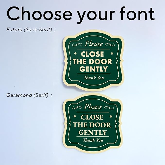 Custom Decorative Outdoor Metal Signs, Personalized Aluminum Driveway Signs, Waterproof Made in USA, Forest Green 24x24 In
