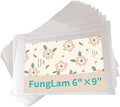 6”×9” Self-Adhesive Shipping Label Sleeves, FungLam Shipping Label Sleeves, Packing List Envelopes, Clear Top Loading Packing List, Shipping Labels Pouches for Shipping Labels/Files 100 Pack