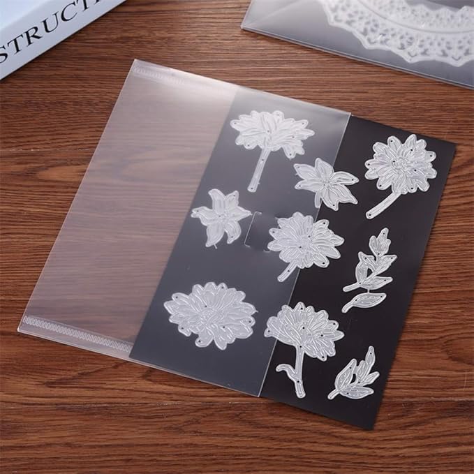 Briartw 10 Sheets Rubber Soft Magnet Sheet for Metal Cutting Dies Storage, Crafts Tool Scrapbooking Arts and Crafts Flexible Placement Mats, 3mm 6.85x5inches