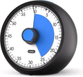 Visual Timer for Kids 60-Minute Countdown Timer with Optional Alarm, Focus Tool for ADHD & Autism, Time Management for Homework, Chores, Office, Kitchen, Teaching & Study Routines (Black Blue)