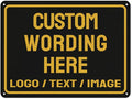 Custom Sign Bulk Personalized Metal Signs For Outdoor Indoor Business Home Store Office Yard Street Lawn Make Your Own Customized Signs With Your Logo Text Photo, 12x18inch