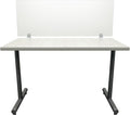 OBEX Frosted Acrylic Desk Mounted Privacy Panel, 12" x 30", Frosted