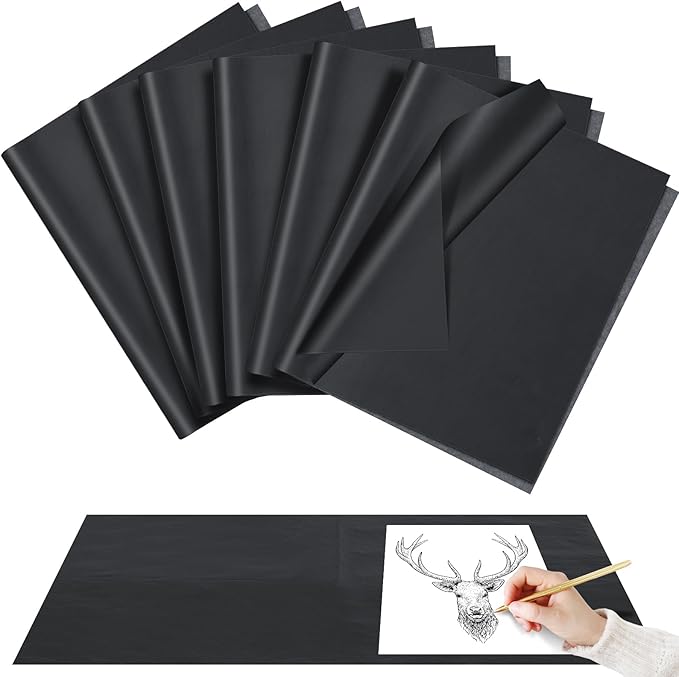 Epakh 20 Sheets 18''x 24'' Large Carbon Paper for Tracing, Carbon Transfer Paper for Drawing, Tracing and Transfer - Arts and Crafts Supplies