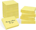 2400 Sheets Sticky Notes - 2 x 1.5 Notes Pads, Small Self-Adhesive Notes, Yellow Self-Stick Pads for Office Supplies, School, Home (24 Pack)