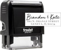 Self Inking Modern Address Stamps | Custom Return Address Stamper (Brandon, Medium)