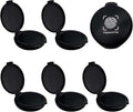 Fingerprint Ink Pad 5 Pack Thumbprint Ink Pad for Fingerprint Cards Notary Supplies Black Finger Print Kit for Identification Security ID Law Enforcement Fingerprint Office Home Use Stamp pad